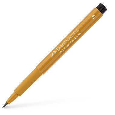 FABER-CASTELL Pitt Artist Pen Brush 2.5mm 167468 grüngold