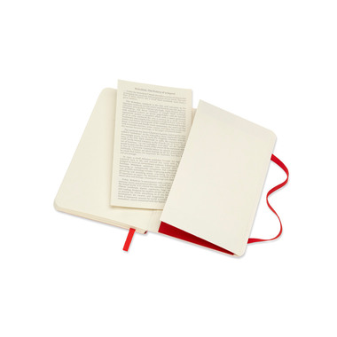 MOLESKINE Notizbuch P/A6 854610 Blanko,Soft Cover,Scharlach