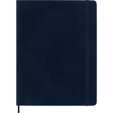 MOLESKINE Agenda Classic X-Large 2026 DSB2012WN4Y26 1W/1S saphir SC 19x25cm