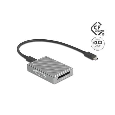 Delock Card Reader Extern USB-C 40 Gbps für CFexpress Typ B