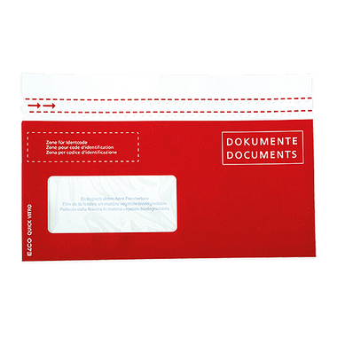 ELCO Dokumententasche Quick Vitro 29128.80 C5/6 rot F. links 250S