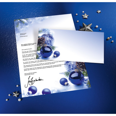 SIGEL Weihnachtspapier A4 DP034/W 90g, Weihnachtskugel 100 Blatt