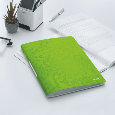 LEITZ Sichtbuch WOW PP A4 4631-00-54 grün 20 Taschen