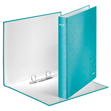 LEITZ Ringbuch WOW A4 42410051 eisblau