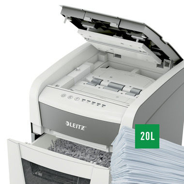 LEITZ Aktenvernichter IQ AF 80352000 Small Office 50, P-4, 20lt
