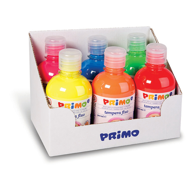 PRIMO Gouache 300ml 004317 Pearl ass. 6 pezzi