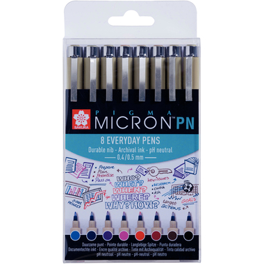 SAKURA Pigma Micron PN POXSDKPN8 Everyday, 8 Farben
