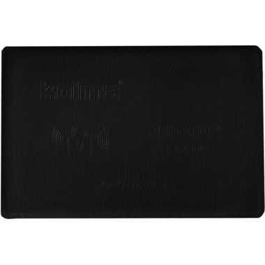 KOLMA Carta di blocco RFID 09.148.06 black 85x55mm