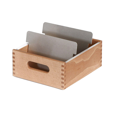 FLÜCK Caisse defichier A6 A6QUER/15 Hêtre 17.1x7.6x15cm