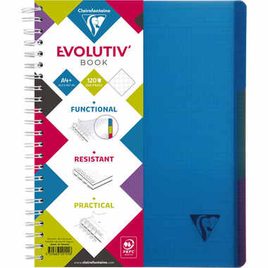 CLAIREFONTAINE LINICOLOR Quaderno A4+ 329155 5mm 120 fogli