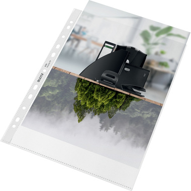 LEITZ Poches PP Recycle A4 4791-30-03 transparent, 140my 25 pcs.