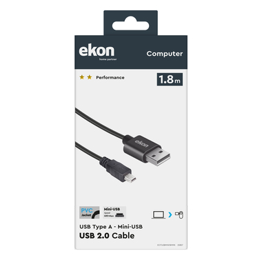 USB - mini-USB cable | Ekon