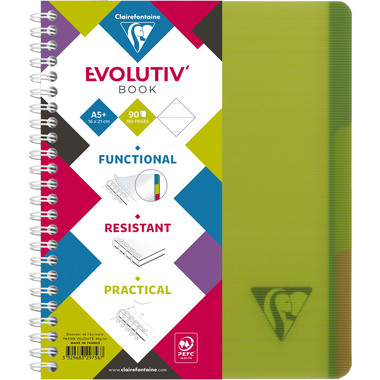 CLAIREFONTAINE LINICOLOR Quaderno A5+ 329756 L8+MC 90 fogli