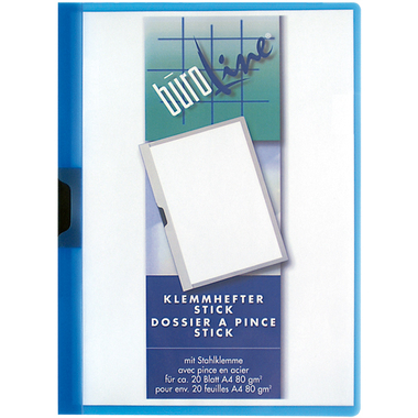 BÜROLINE Dossier à pince A4 667294 bleu