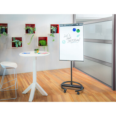 LEGAMASTER Flipchart Pied rond 135x77cm 7-153210 SKETCH EASY