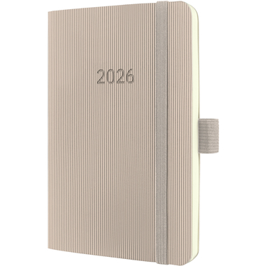 CONCEPTUM Calendrier semainier 2026 C2631 1S/2P taupe 14x9.3cm