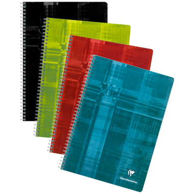 CLAIREFONTAINE Spiralheft A4 8172 5x5 ass. 112 Blatt