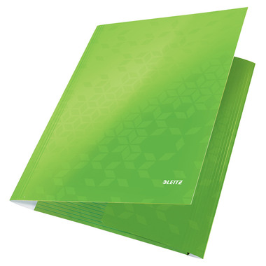 LEITZ Cartellina con elastico WOW A4 39820054 verde