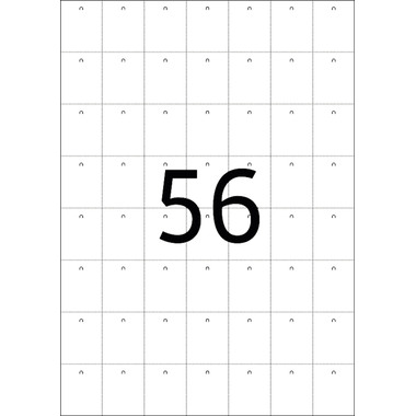 HERMA Special Anhänger 30x37mm 8044 weiss 5600 Stück