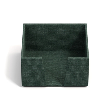 BIGSO BOX OF SWEDEN Porte-bloc James 110x110mm 2711C5901 en lin, vert foncé