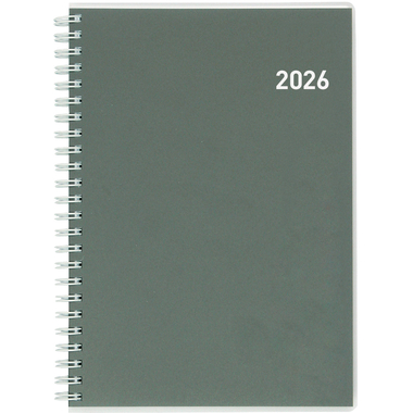 BIELLA Agenda Bi Jour Wire-O 2026 808520000026U 2G/1S Cylar ML 14.5x20.5cm