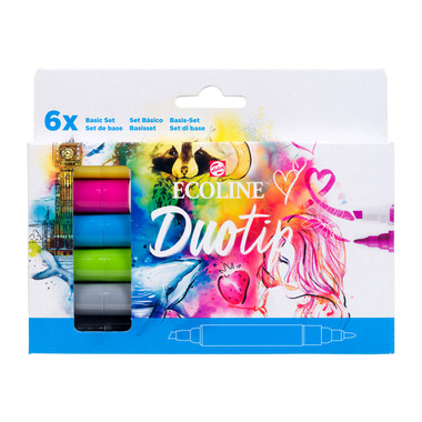 TALENS Ecoline Duotip Basis Set 11609910 6 colori