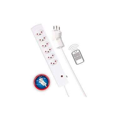 Max Hauri power strip Safety Line 6 x Type 13