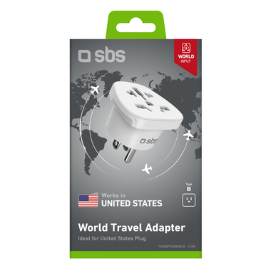 Type B Universal Travel Adapter for the USA | SBS
