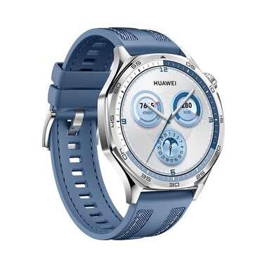 HUAWEI Watch GT5 46mm Bracelet Tissé Bleu