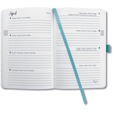 JOLIE Agenda Beauty 2026 J6346 1S/2P butterfly sky ML A6