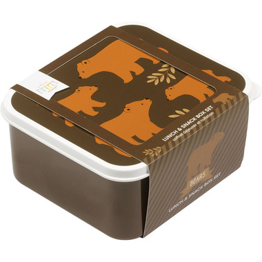 ALLC Lunch & Snackbox Set SBSEBE43 Bears