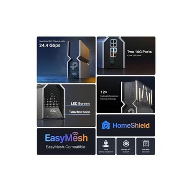 Router WiFi Quad-Band TP-Link Archer BE900