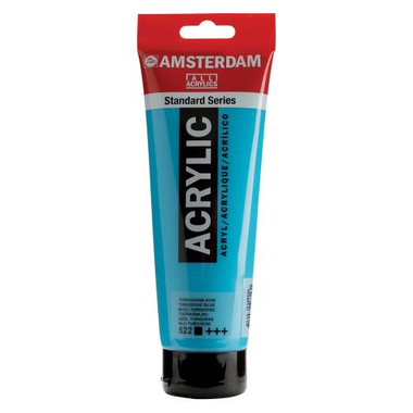 AMSTERDAM Acrylfarbe 250ml 17125220 tuerkisblau 522