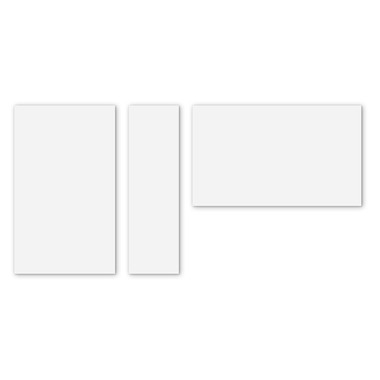 LEGAMASTER Whiteboard 200x119.5x3.2cm 7-106112 Wall-UP Stahl emailliert