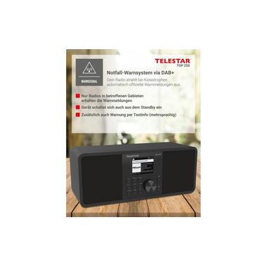 Telestar Internet Radio TOP 250 Black