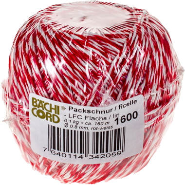 BAECHI Cavo d'imball.LFC rosso/bianco 541016051 160m 0,8mm