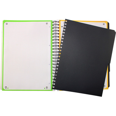 OXFORD European Book, Whiteboard A4+ 400132983 quadrillé, brun 120 flls.