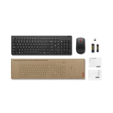 Lenovo Ensemble clavier-souris Essential Wireless Combo AI