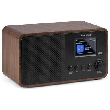 Audizio DAB+ Radio Avio Braun