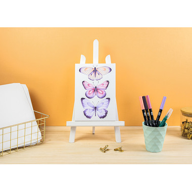 TOMBOW Leinwand Set CANVAS-SET1 Schmetterlinge 8-teilig