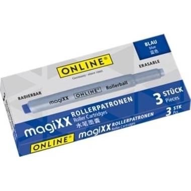ONLINE Patrone Tintenroller 17103/12 für MagiXX 3 Stk.