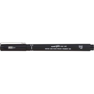 UNI-BALL Fineliner Pin 0,3mm PIN03200(S)B nero