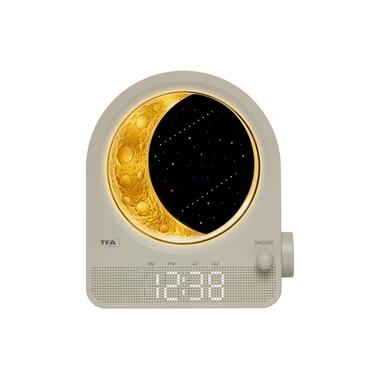 TFA Dostmann Lichtwecker 60.2053.15 mit Mondlampe und Naturgeräuschen