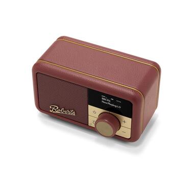 Roberts DAB+ Radio Revival Petite 2 Dunkelrot