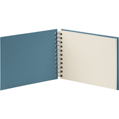 RÖSSLER Fotoalbum 19.5x14.5cm 1329452151 denim/off white
