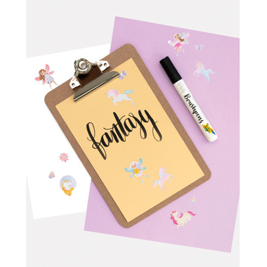 FOLIA Charming-Sticker 18205 Fairytale 2 Blatt/56Stück