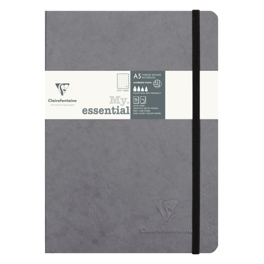 CLAIREFONTAINE AgeBag MyEss A5 793435C Quaderno punto grigio 96 f.