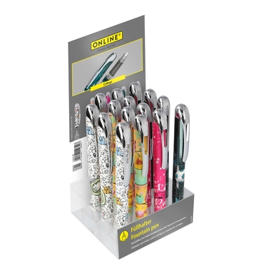 ONLINE Füllhalter Display 12636/15 Cool Vibrations 15 Stück