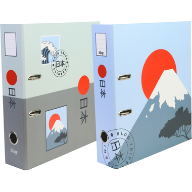 ANCOR Ordner 8cm Traveller 110838 blau A4