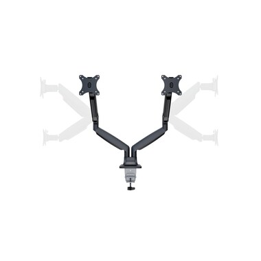 Multibrackets supporto da tavolo a molla a gas doppio fino a 9 kg – Nero